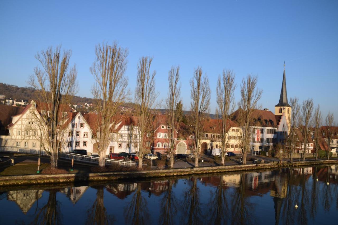 Maindrei - Schlafen Am Fluss Hotel Margetshöchheim Exterior foto