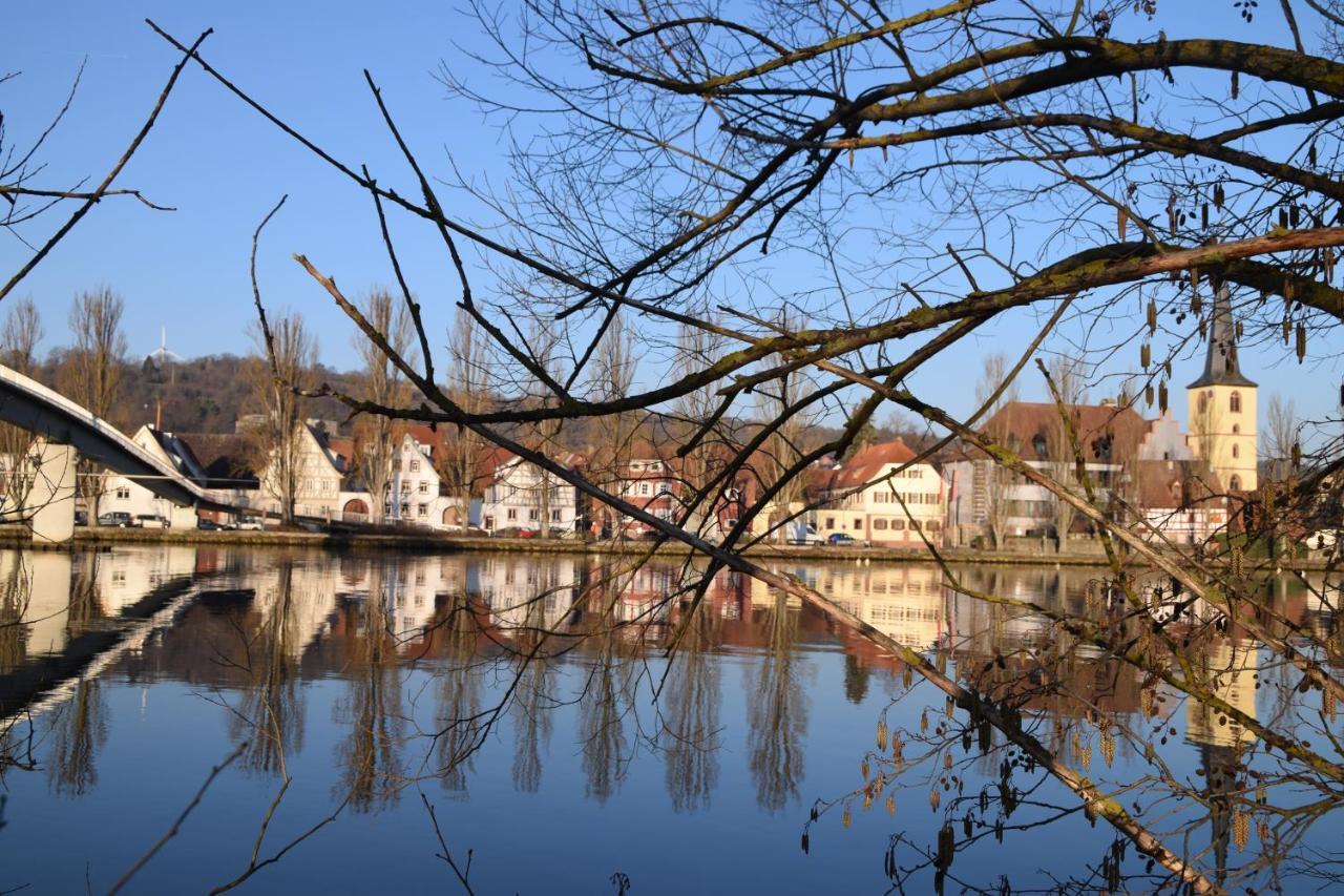Maindrei - Schlafen Am Fluss Hotel Margetshöchheim Exterior foto