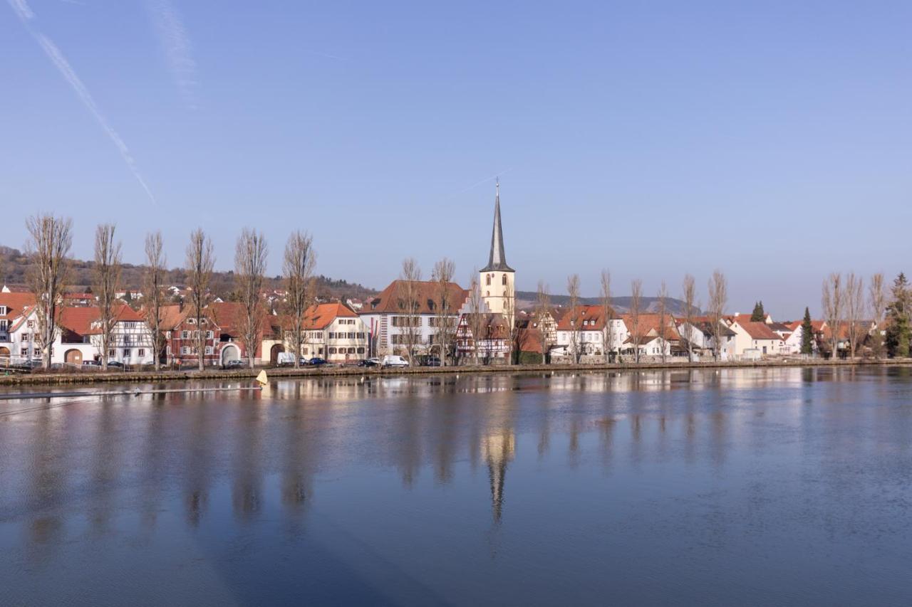 Maindrei - Schlafen Am Fluss Hotel Margetshöchheim Exterior foto
