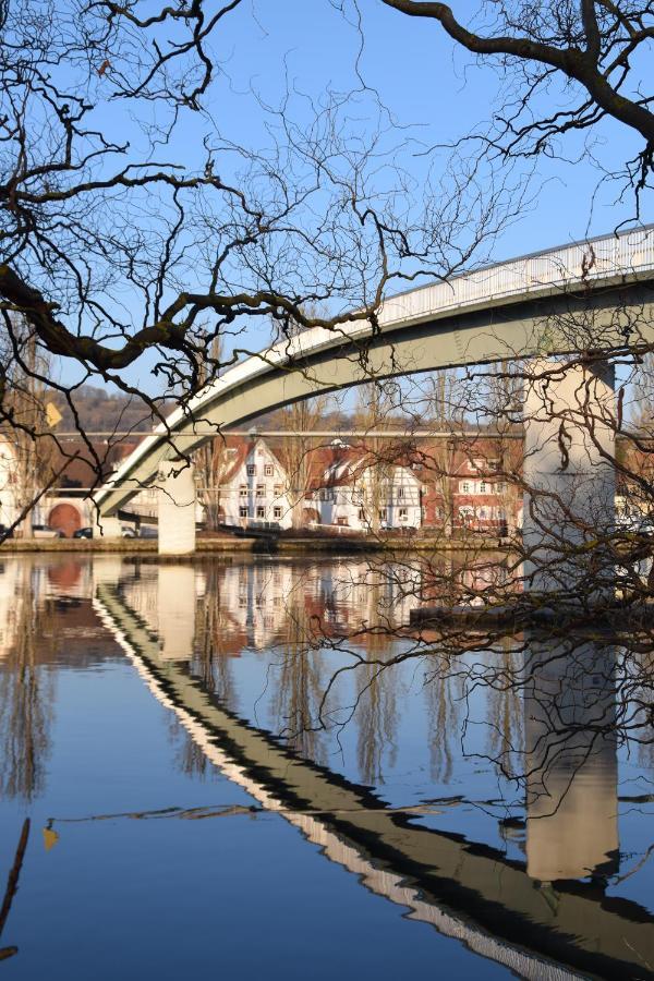 Maindrei - Schlafen Am Fluss Hotel Margetshöchheim Exterior foto
